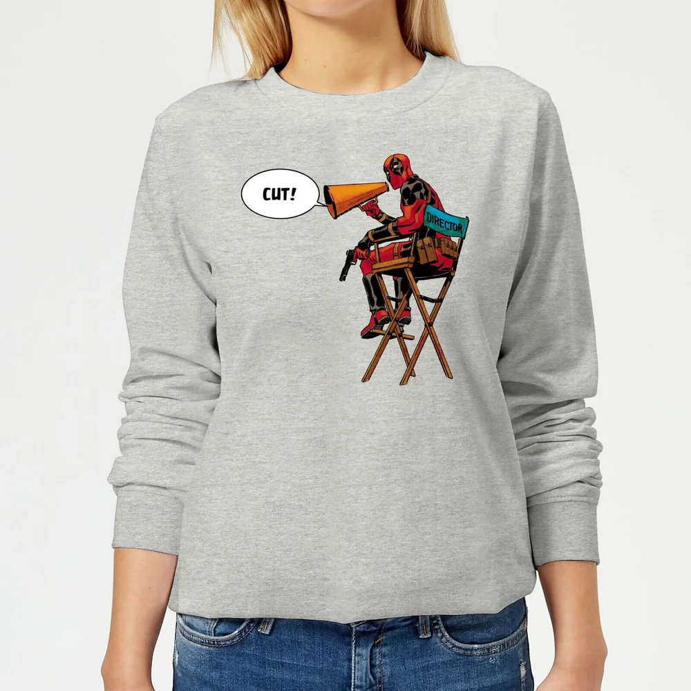Sweat Femme Deadpool Fait son Réalisateur Marvel - Gris - 3XL - Gris Image 1