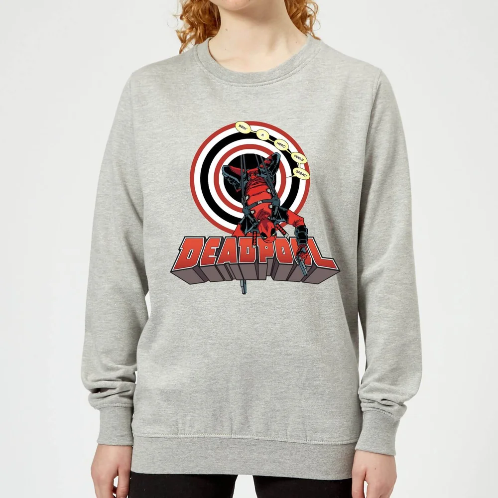 Sweat Femme Deadpool à L'envers Marvel - Gris - 3XL - Gris Image 1