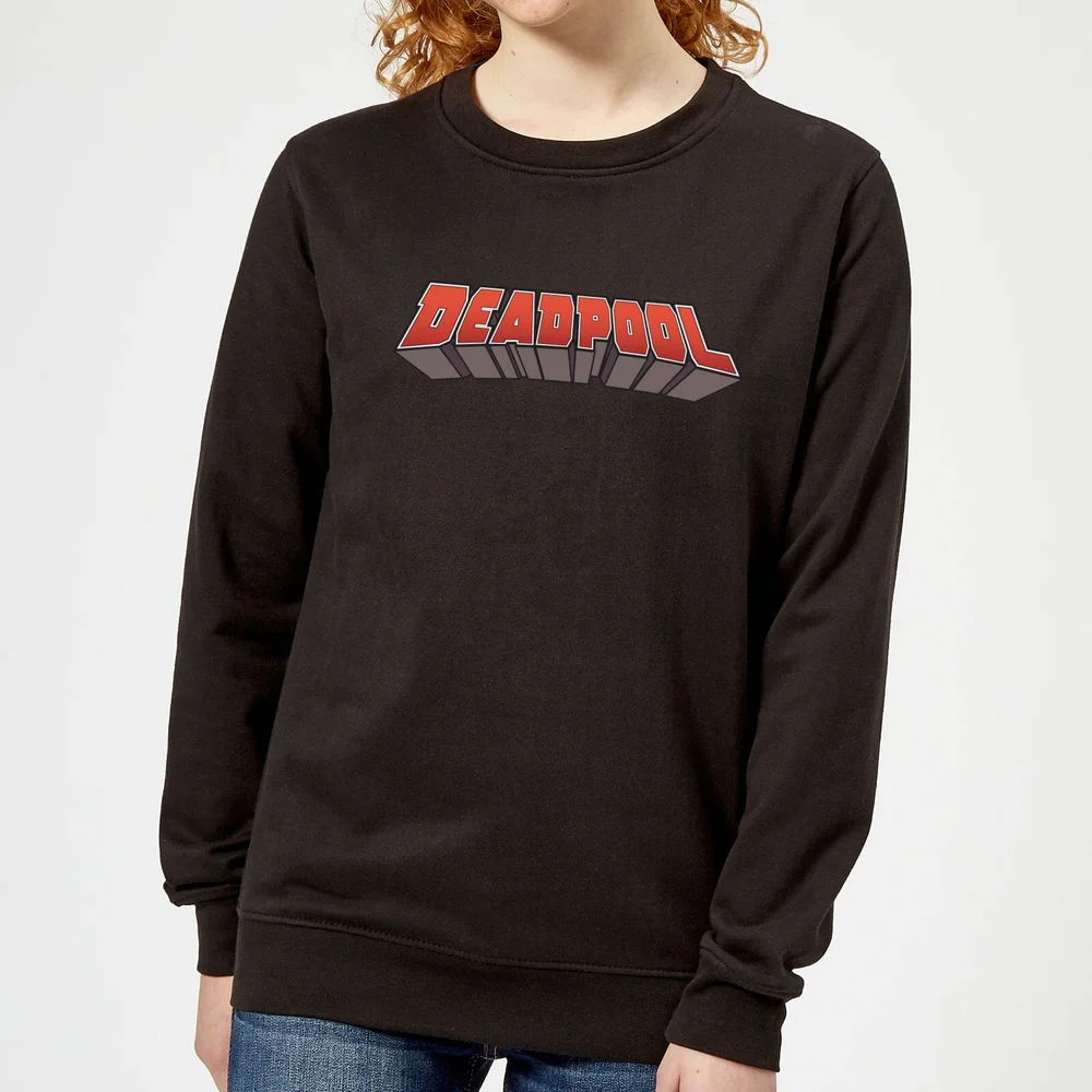 Sweat Femme Logo Deadpool Marvel - Noir - S Image 1
