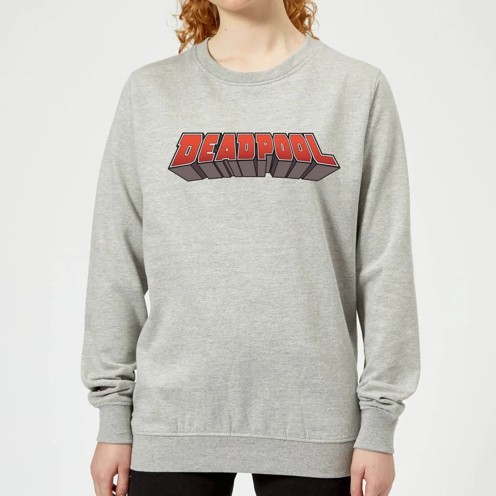 Sweat Femme Logo Deadpool Marvel - Gris - 3XL - Gris Image 1
