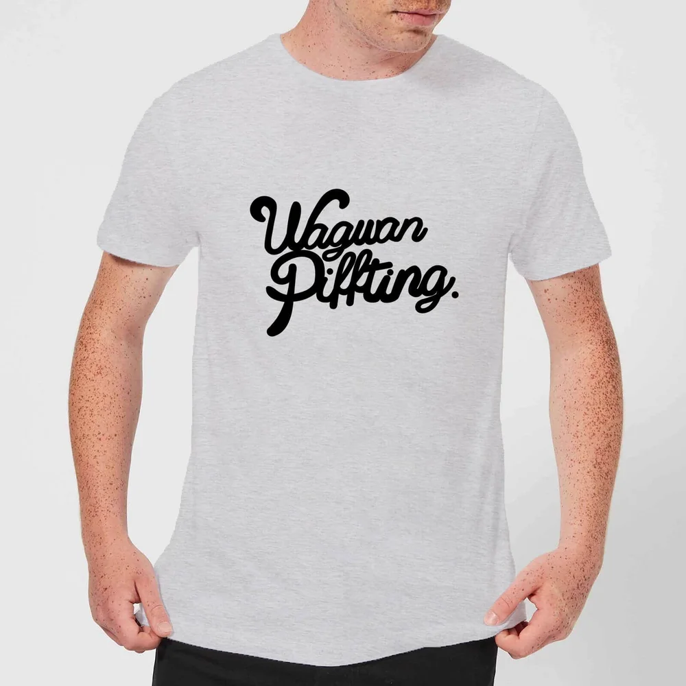 Wagwan Piffting Men's T-Shirt - Grey - S - Gris Image 1