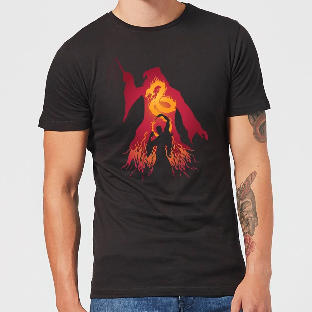 T-Shirt Homme Silhouette de Dumbledore - Harry Potter - Noir - S - Noir Image 1