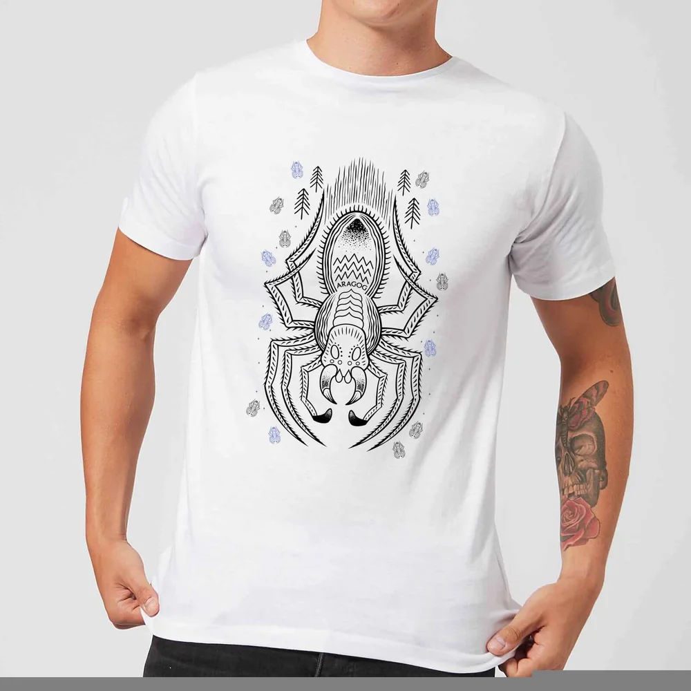 T-Shirt Homme Dessin au Trait Aragog - Harry Potter - Blanc - S - Blanc Image 1