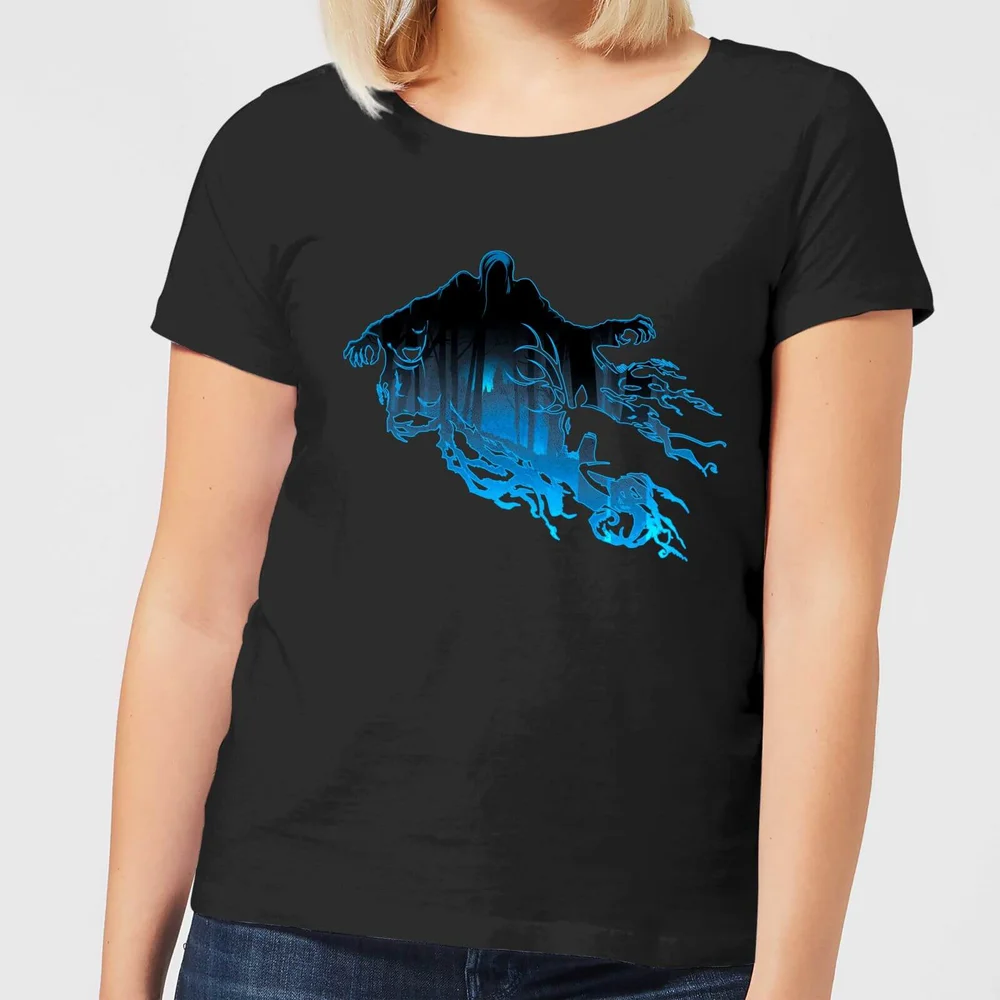 T-Shirt Femme Silhouette de Détraqueur - Harry Potter - Noir - S - Noir Image 1