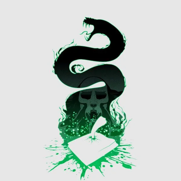 T-Shirt Femme Silhouette de Nagini - Harry Potter - Gris