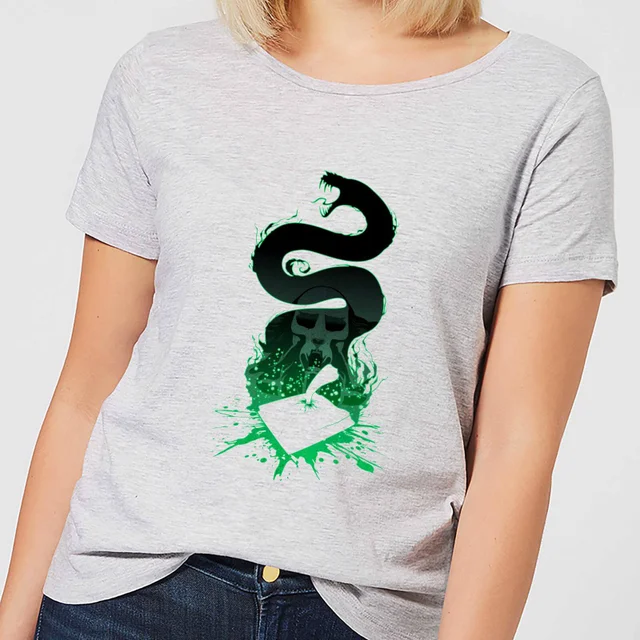 T-Shirt Femme Silhouette de Nagini - Harry Potter - Gris