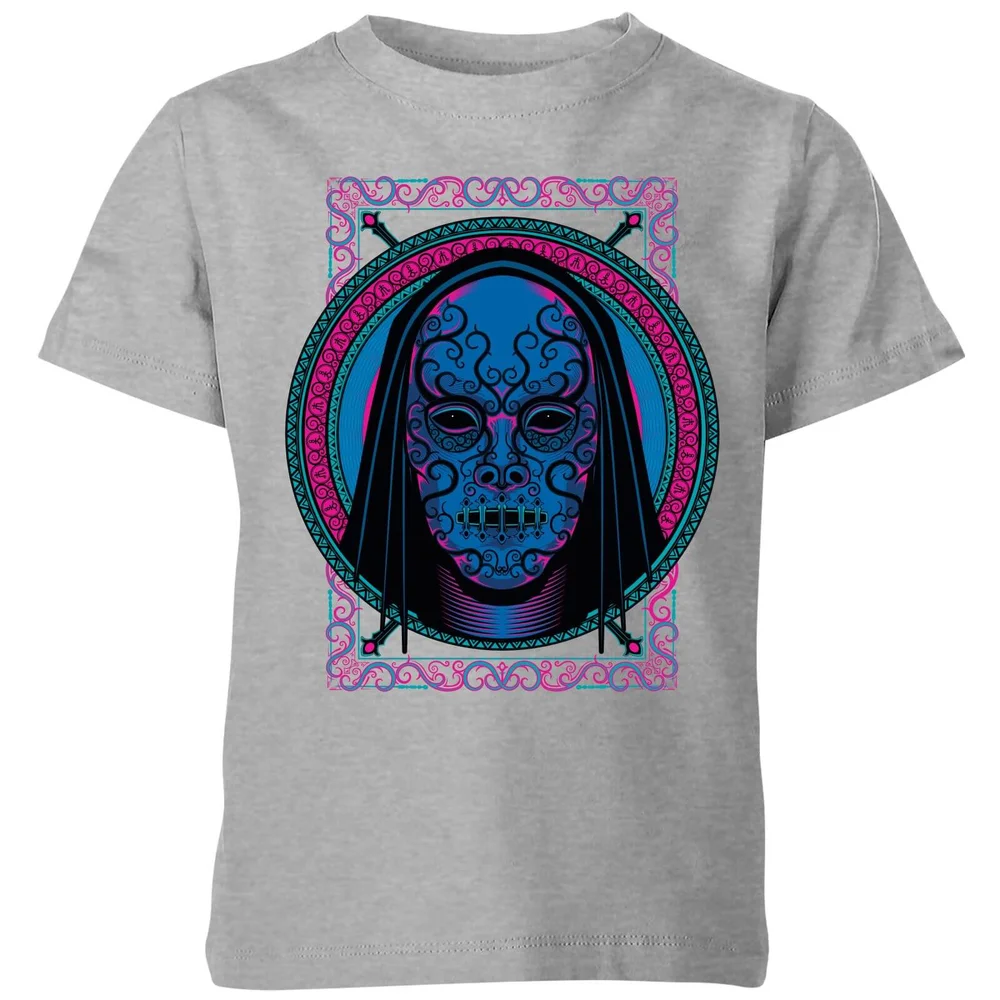 T-Shirt Enfant Masque Mangemort Néon - Harry Potter - Gris - 3-4 ans - Gris Image 1