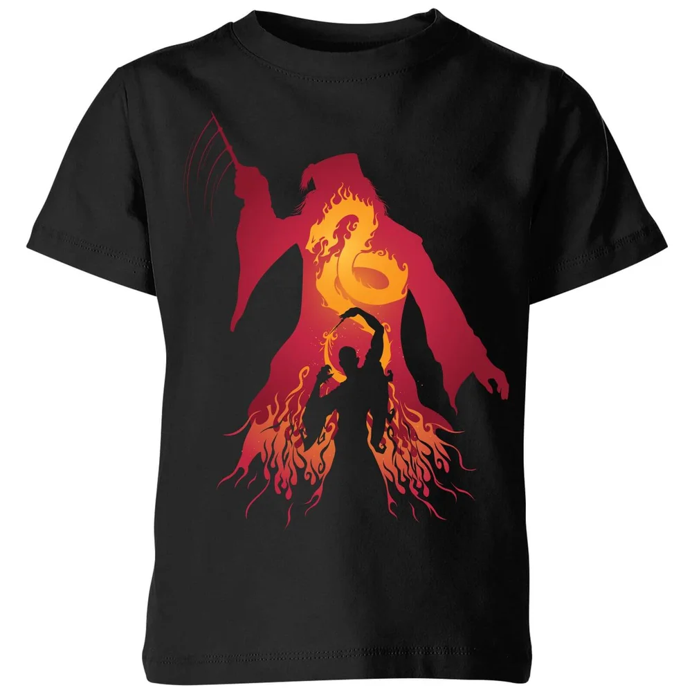 T-Shirt Enfant Silhouette de Dumbledore - Harry Potter - Noir - 3-4 ans - Noir Image 1