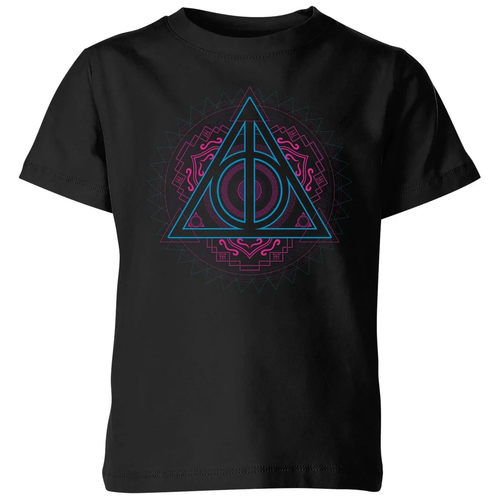 T-Shirt Enfant Reliques de la Mort Néon - Harry Potter - Noir - 3-4 ans - Noir Image 1