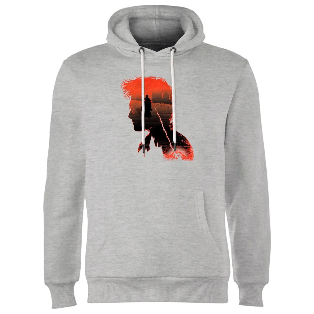 Sweat à Capuche Homme Silhouette de Harry - Harry Potter - Gris - S - Gris Image 1
