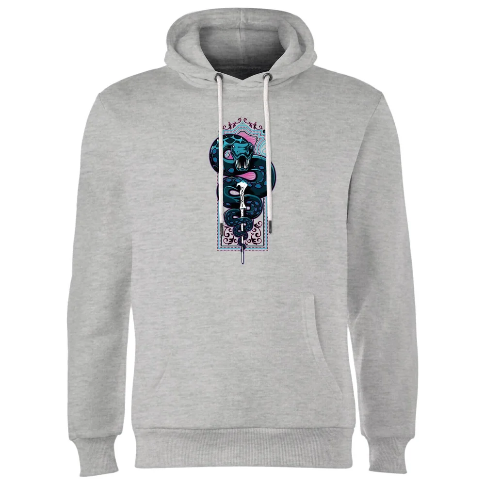Sweat à Capuche Homme Nagini Néon - Harry Potter - Gris - S - Gris Image 1