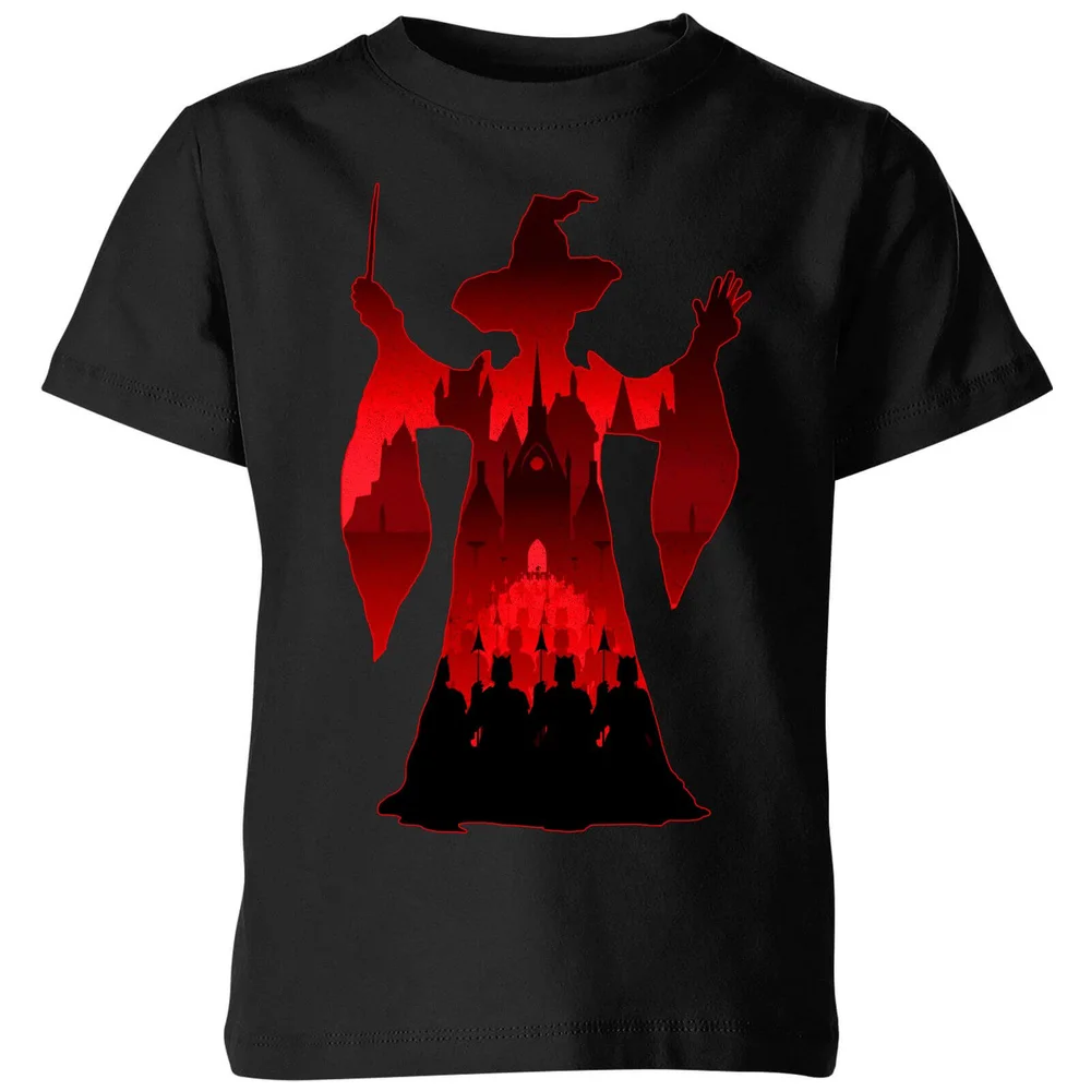 T-Shirt Enfant Silhouette de Minerva McGonagall - Harry Potter - Noir - 3-4 ans - Noir Image 1