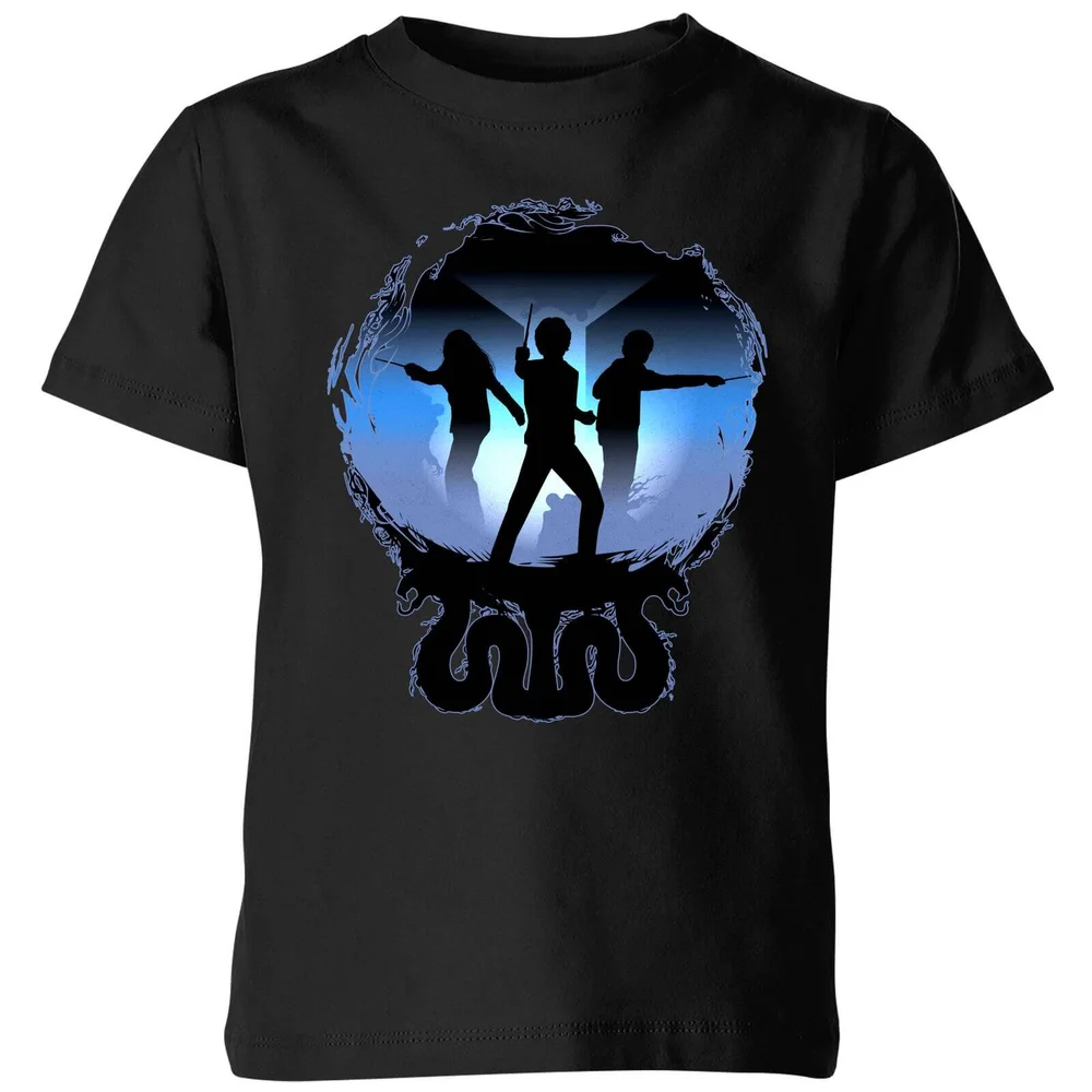 T-Shirt Enfant Silhouette de Bataille - Harry Potter - Noir - 3-4 ans Image 1