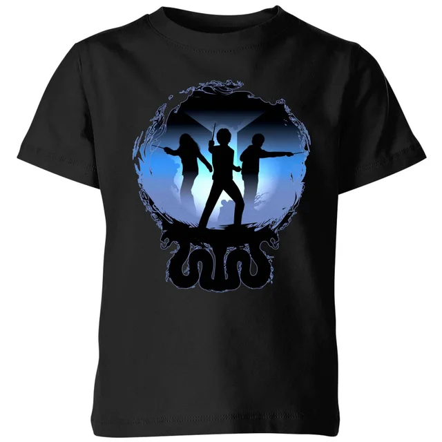 T-Shirt Enfant Silhouette de Bataille - Harry Potter - Noir
