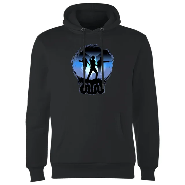 Sweat à Capuche Homme Silhouette de Bataille - Harry Potter - Noir