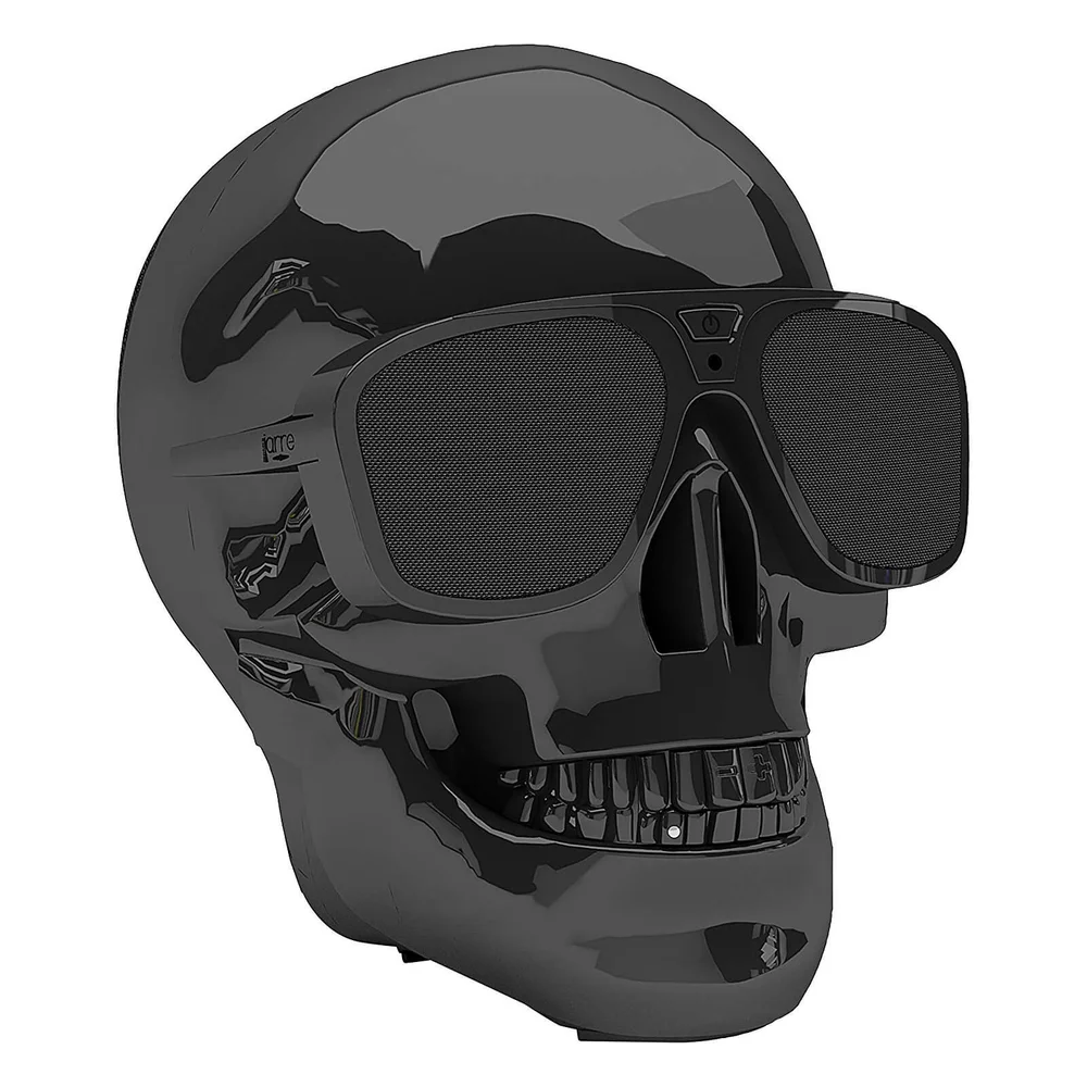Jarre AeroSkull XS + Bluetooth Portable Speaker - Chrome Black Image 1