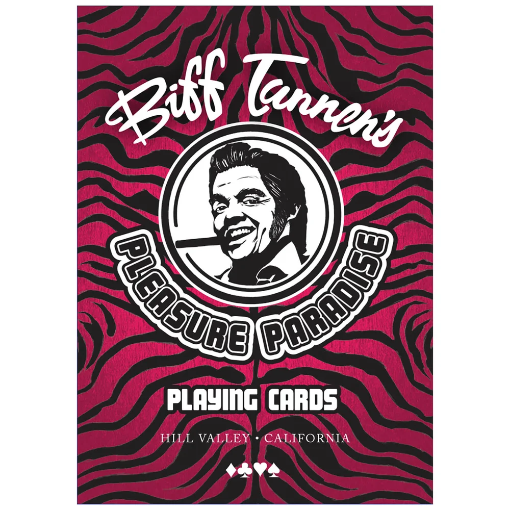 Jeu de Cartes Biff Tannen's Pleasure Paradise - Retour vers le Futur Image 1