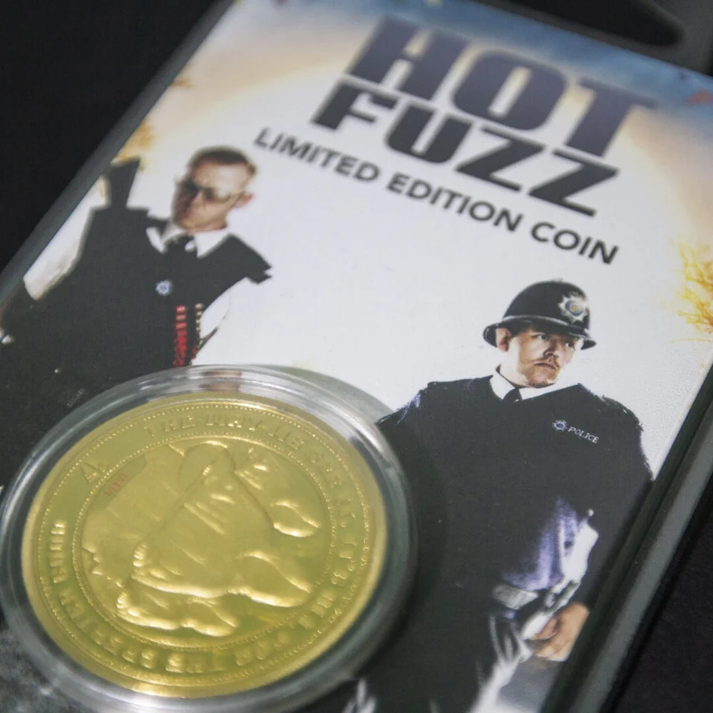 Pièce de Monnaie de Collection Hot Fuzz "For The Greater Good" - Édition Limitée Or (1000 exemplaires) Image 1