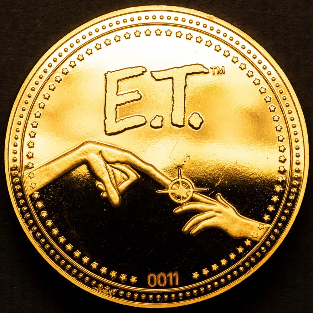 Pièce de Monnaie de Collection E.T. L'Extraterrestre - Édition Limitée Or Vintage (1000 exemplaires) Image 1