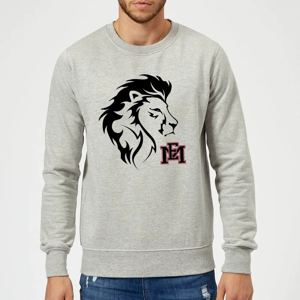 Sweat Homme Tête de Lion et Logo - East Mississippi Community College - Gris - S - Gris Image 1