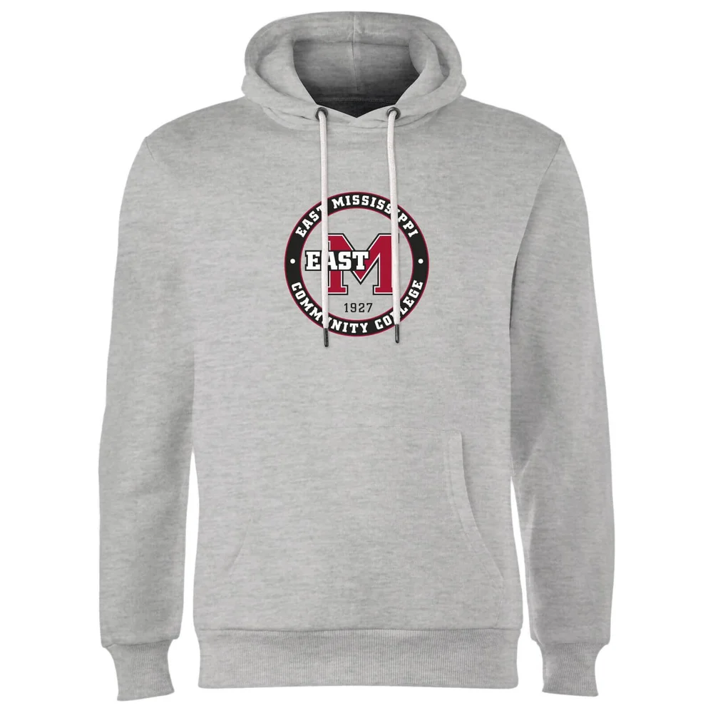 Sweat à Capuche Homme College Seal - East Mississippi Community College - Gris - S - Gris Image 1