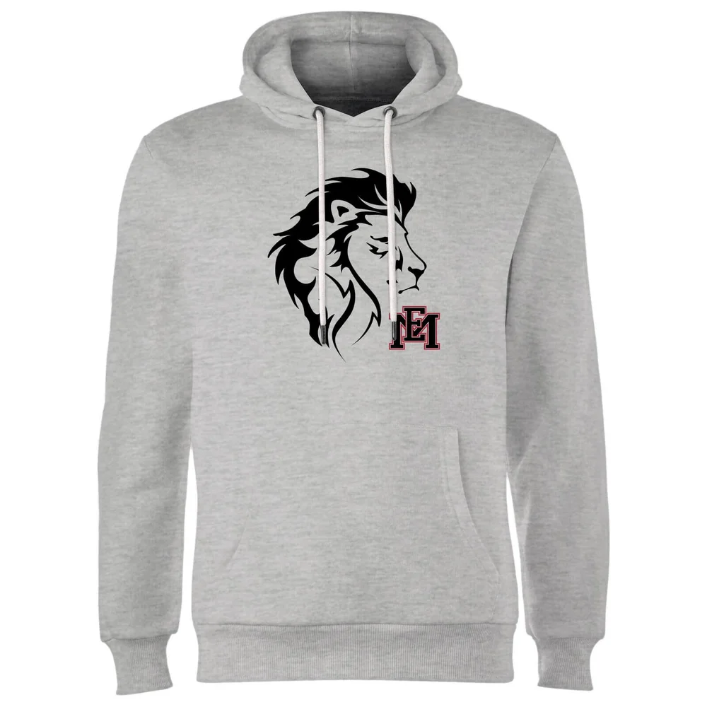 Sweat à Capuche Homme Tête de Lion et Logo - East Mississippi Community College - Gris - S - Gris Image 1