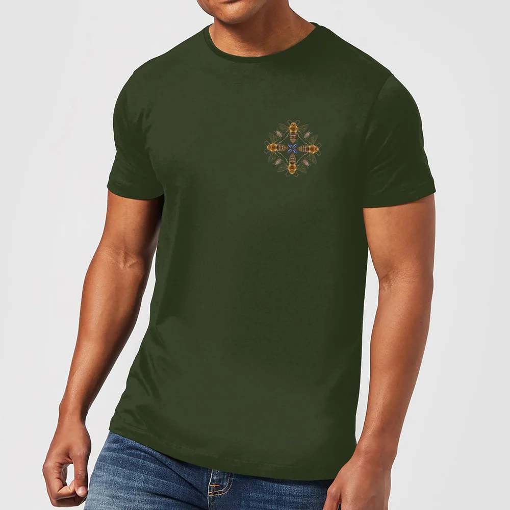 T-Shirt Homme Abeilles - Natural History Museum - Vert - S - Forest Green Image 1