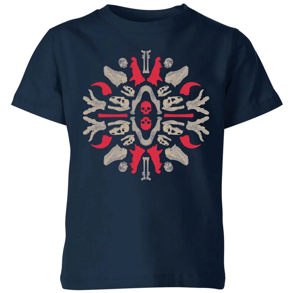 T-Shirt Enfant Dinosaures et Fossiles - Natural History Museum - Bleu Marine - 3-4 ans - Navy Image 1