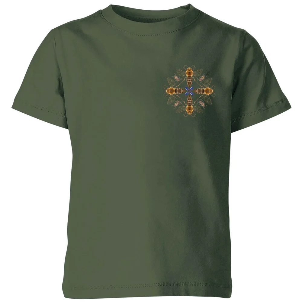 T-Shirt Enfant Abeilles - Natural History Museum - Vert - 3-4 ans - Forest Green Image 1