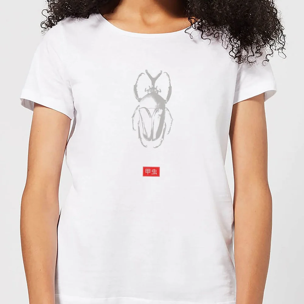 T-Shirt Femme Scarabée - Natural History Museum - Blanc - S - Blanc Image 1