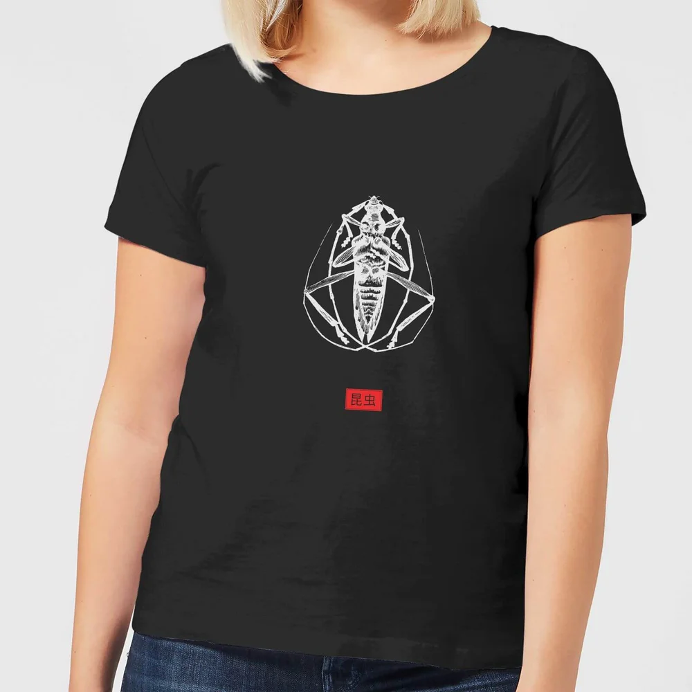 T-Shirt Femme Insecte Fashion - Natural History Museum - Noir - S - Noir Image 1