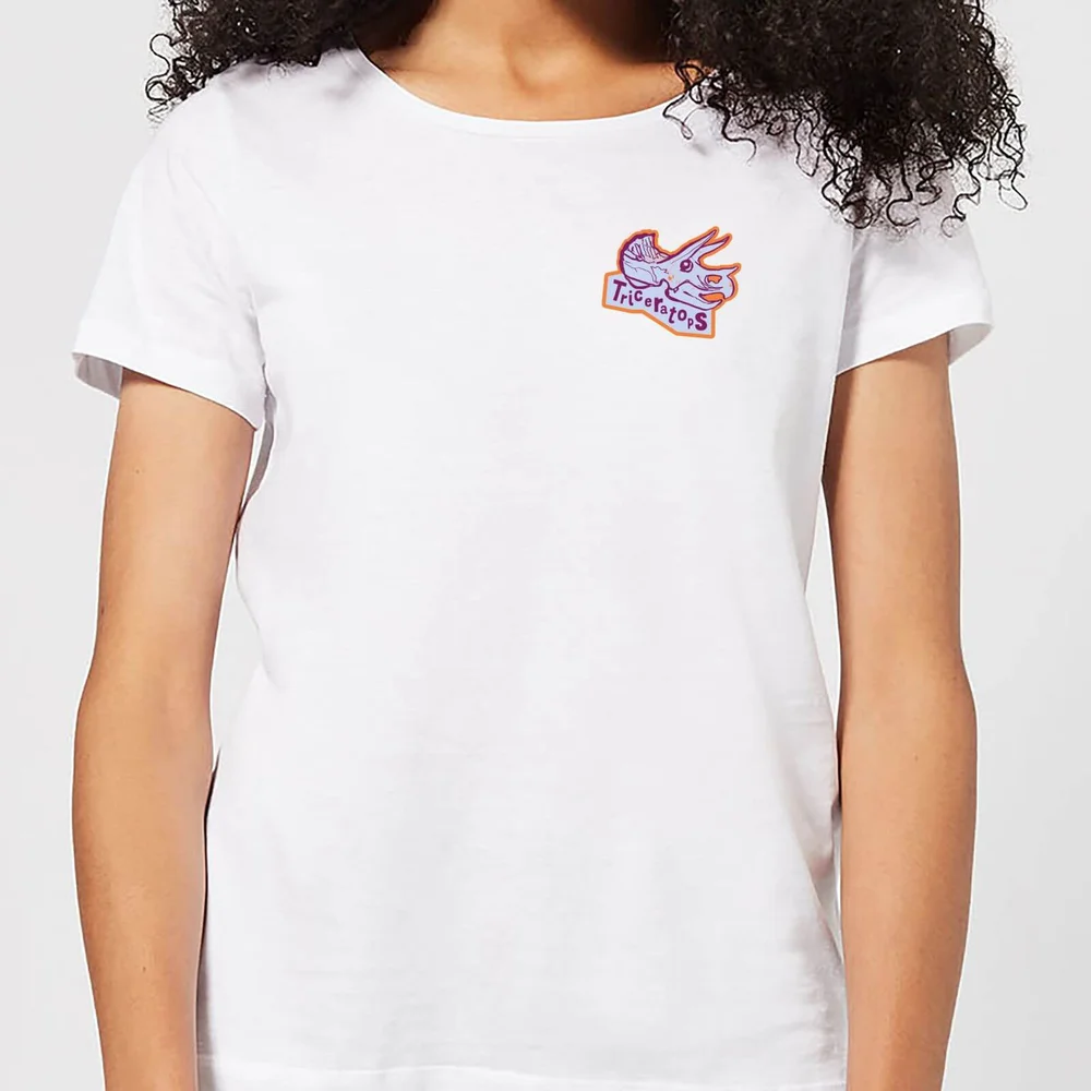 T-Shirt Femme Triceratops - Natural History Museum - Blanc - S - Blanc Image 1