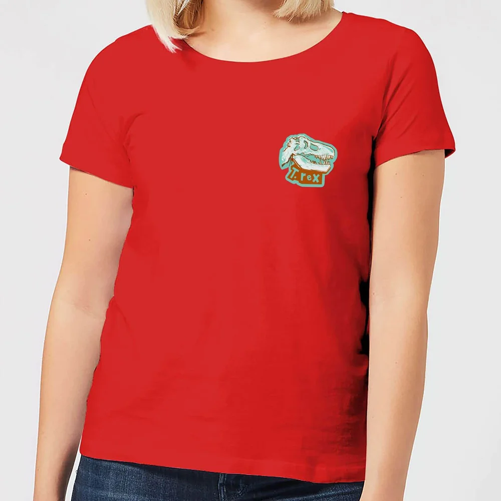 T-Shirt Femme T-Rex - Natural History Museum - Rouge - S - Rouge Image 1