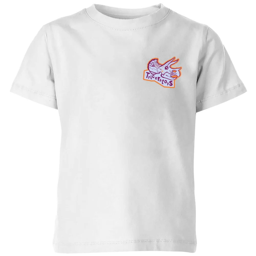 T-Shirt Enfant Triceratops - Natural History Museum - Blanc - 3-4 ans - Blanc Image 1