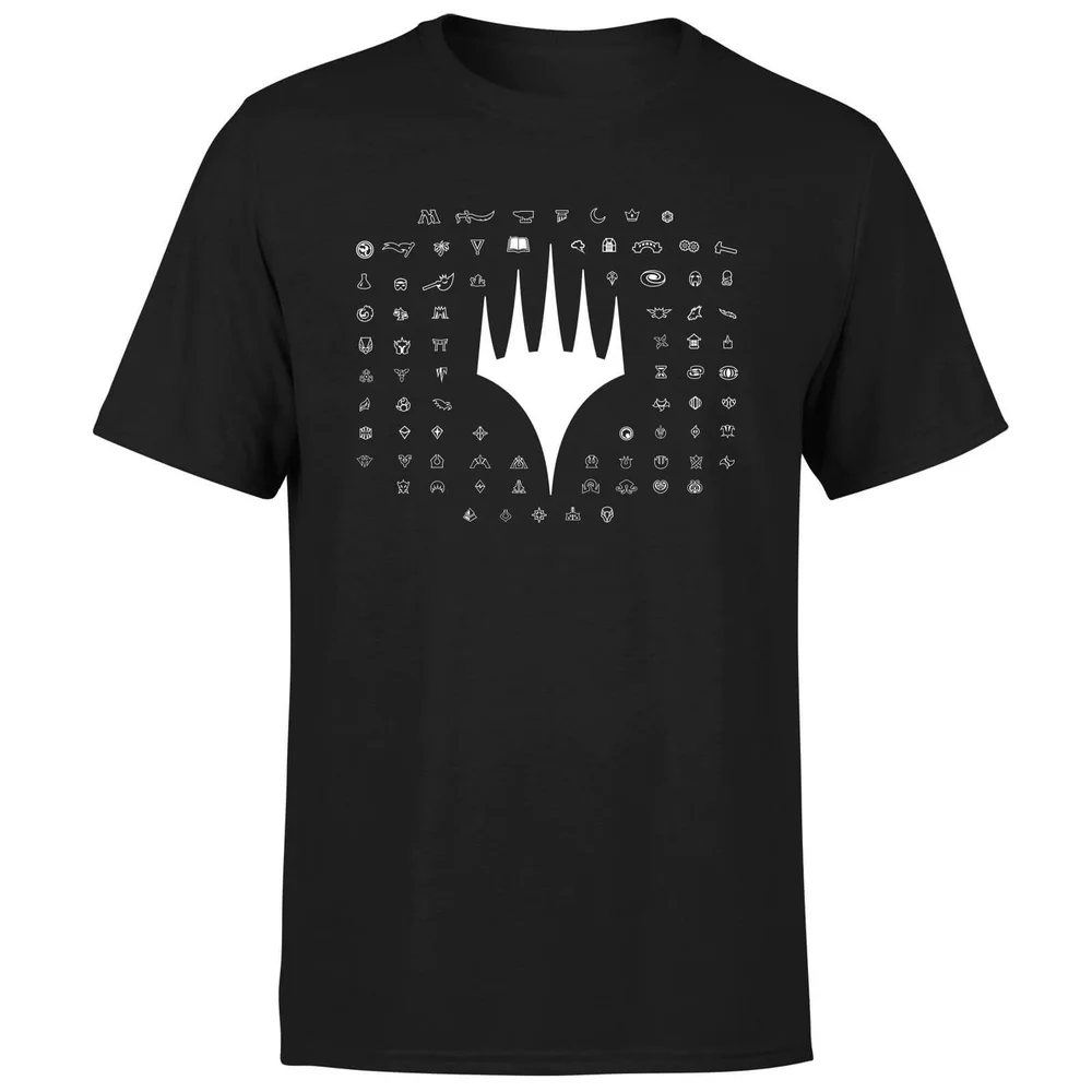 T-Shirt Homme Emblèmes 25e Anniversaire de Magic : The Gathering - Noir - S - Noir Image 1