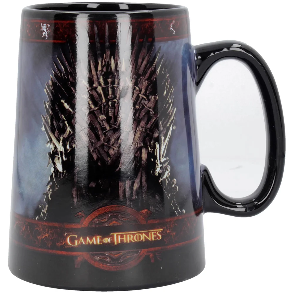 Chope en céramique Game of Thrones avec Trône Image 1