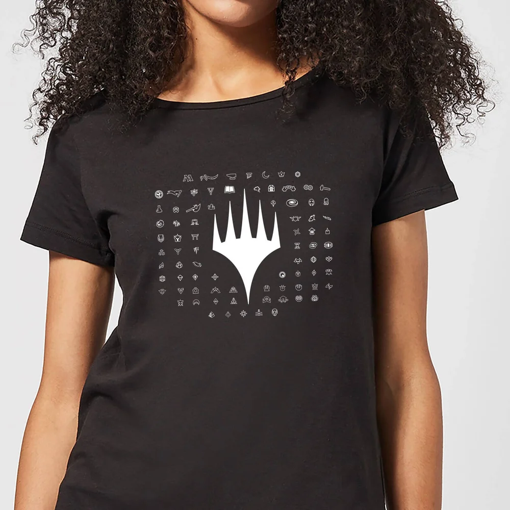 T-Shirt Femme Emblèmes 25e Anniversaire de Magic : The Gathering - Noir - S Image 1