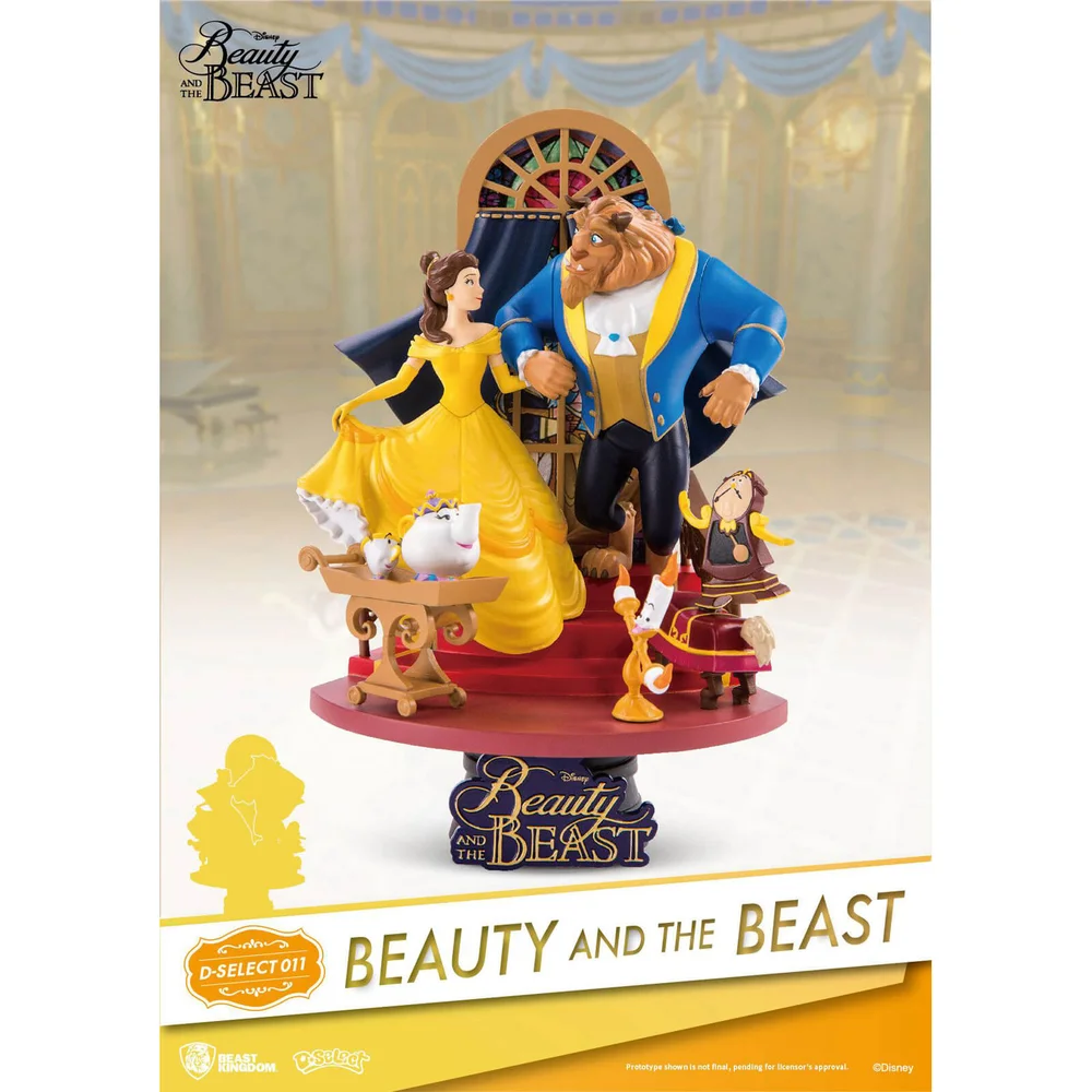 Statuette Diorama La Belle et la Bête D-Select PVC 15 cm Image 1