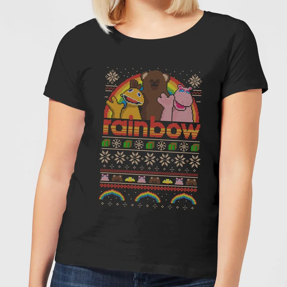 Sweat Femme C'est Noël ! Rainbow - Noir - S - Noir Image 1