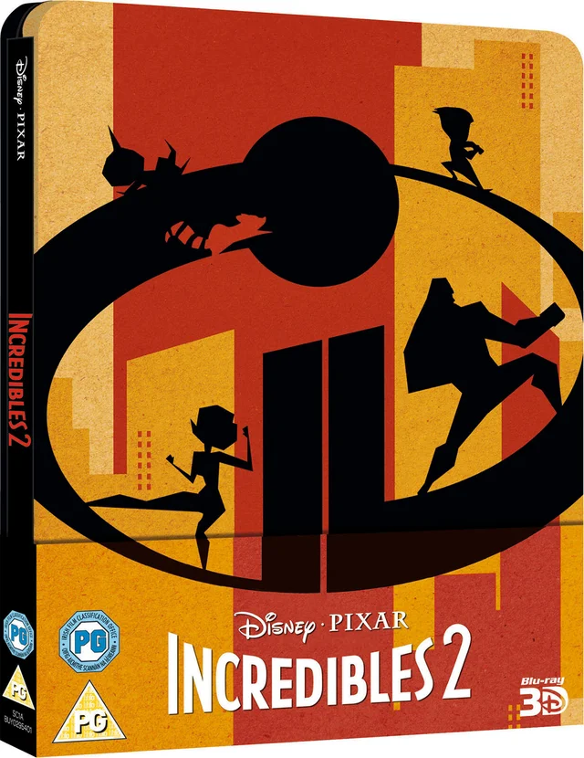 Les Indestructibles 2 3D (+2D) - Steelbook Exclusif Limité pour Zavvi (Édition UK)