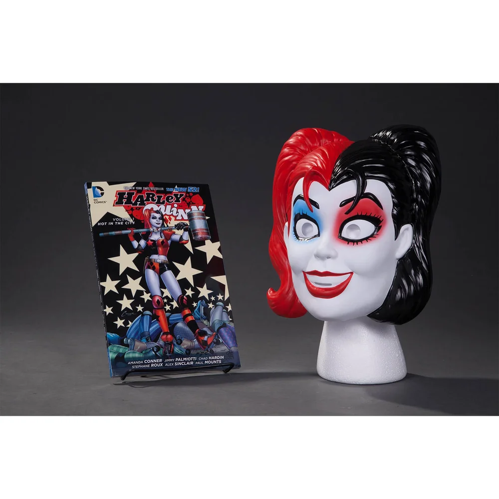 DC Comics – Harley Quinn – Coffret masque et livre Image 1