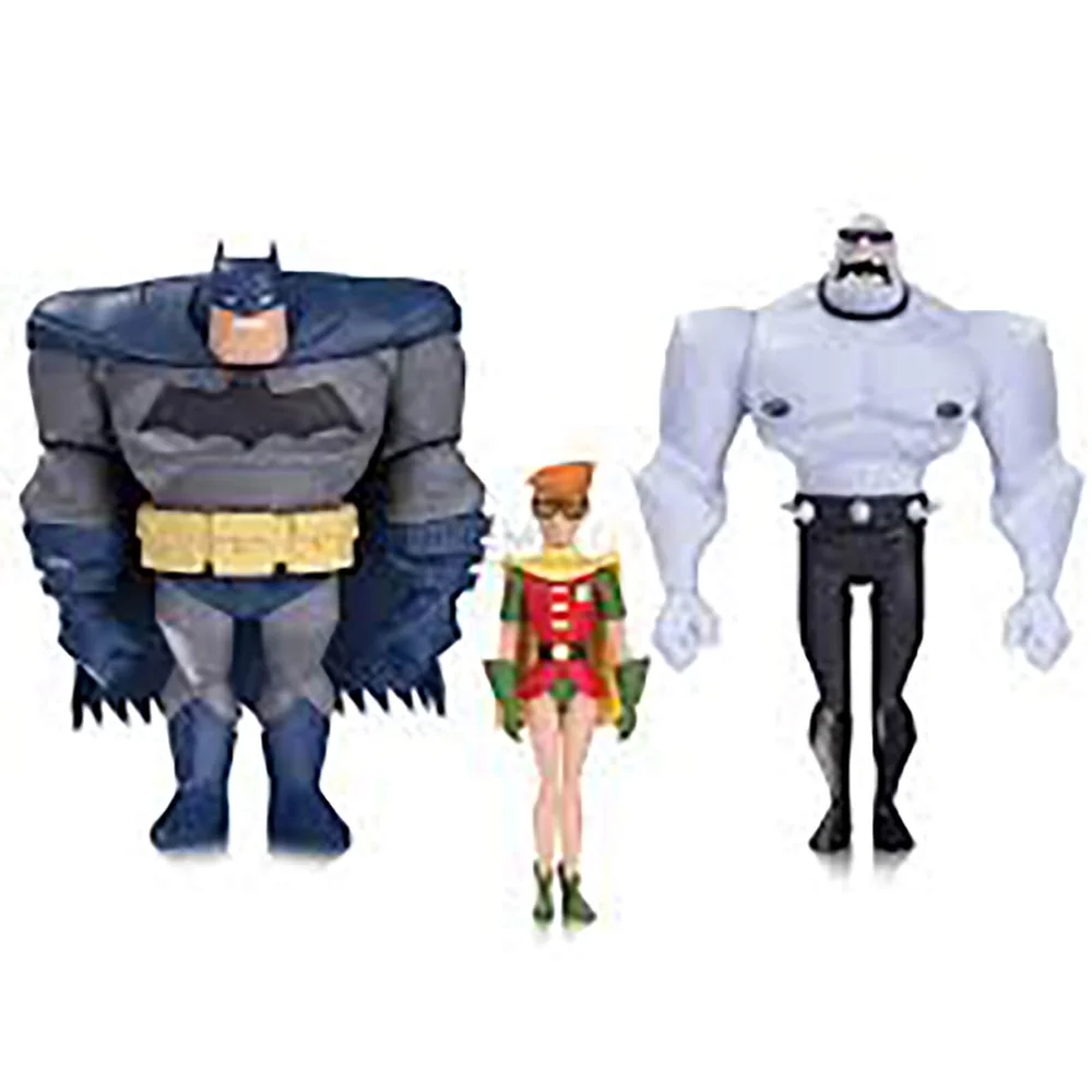 Lot de 3 Figurines Batman Robin Mutant DC Comics Batman Animated Image 1