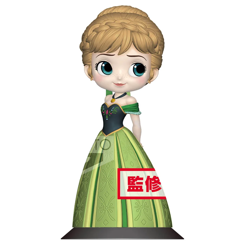 Figurine La Reine des neiges Anna Princesse 14 cm (Version Pastel ) Disney - Banpresto Q Posket Image 1