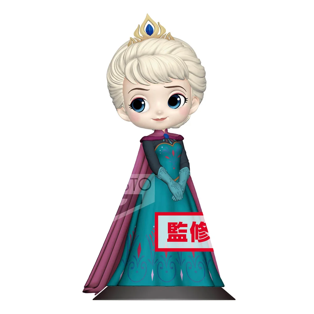 Figurine La Reine des neiges Elsa Reine 14 cm (Version Pastel ) Disney - Banpresto Q Posket Image 1