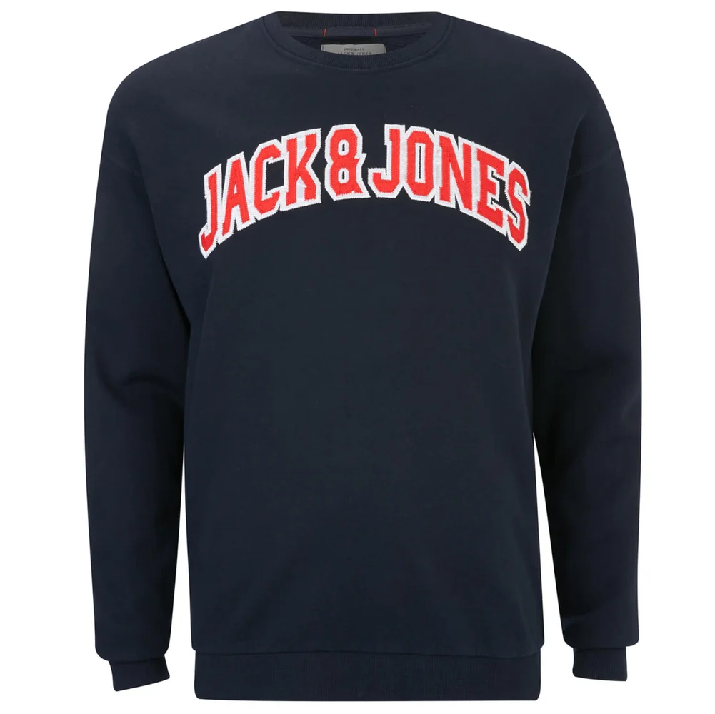 Jack & Jones Originals Men's Urbia Sweatshirt - Total Eclipse - S - Bleu Image 1
