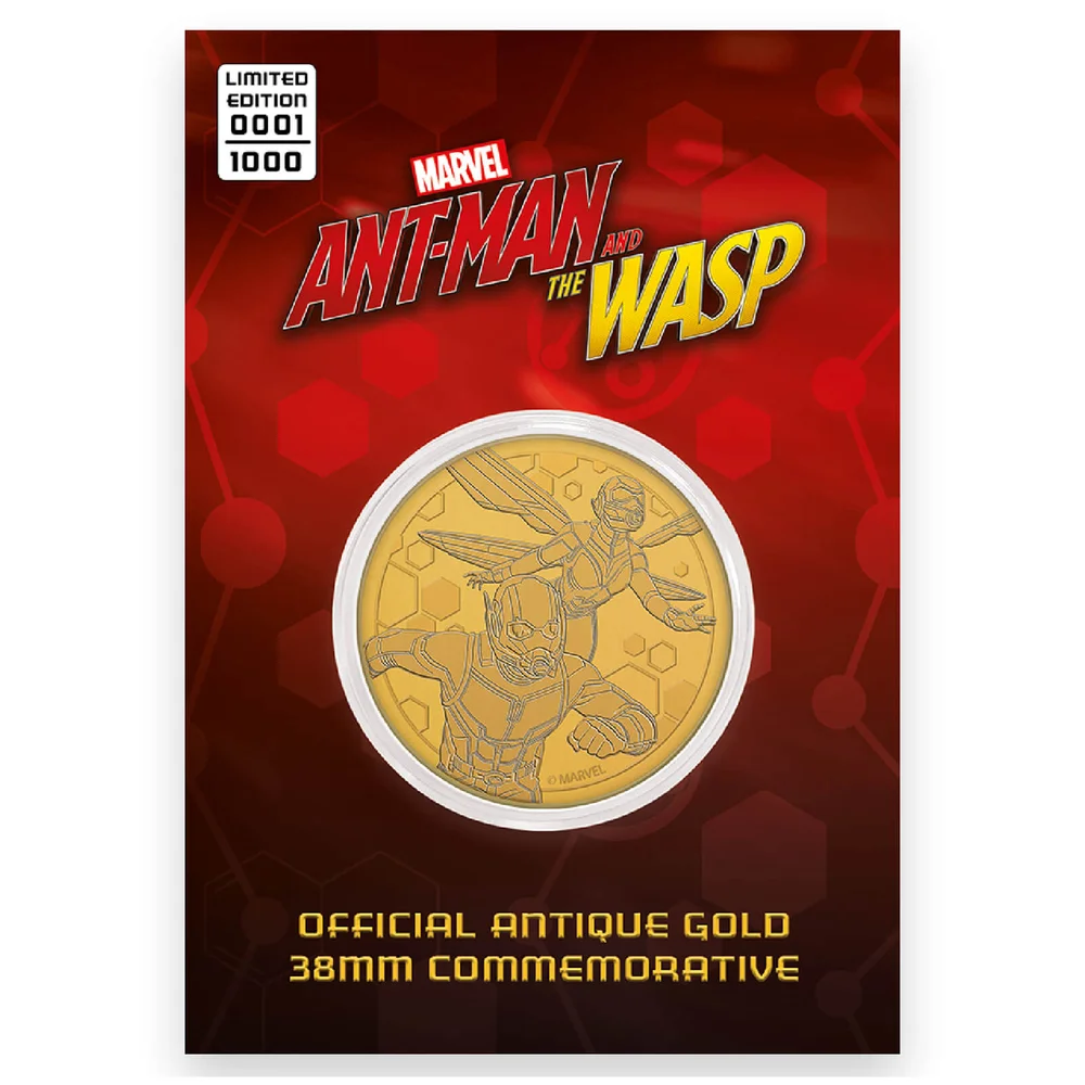 Pièce de Monnaie de Collection Ant-Man - Édition Limitée Or Vintage (1000 exemplaires) Image 1