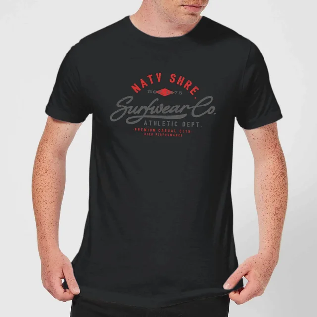 T-Shirt Homme Athletic DEPT. Native Shore - Noir
