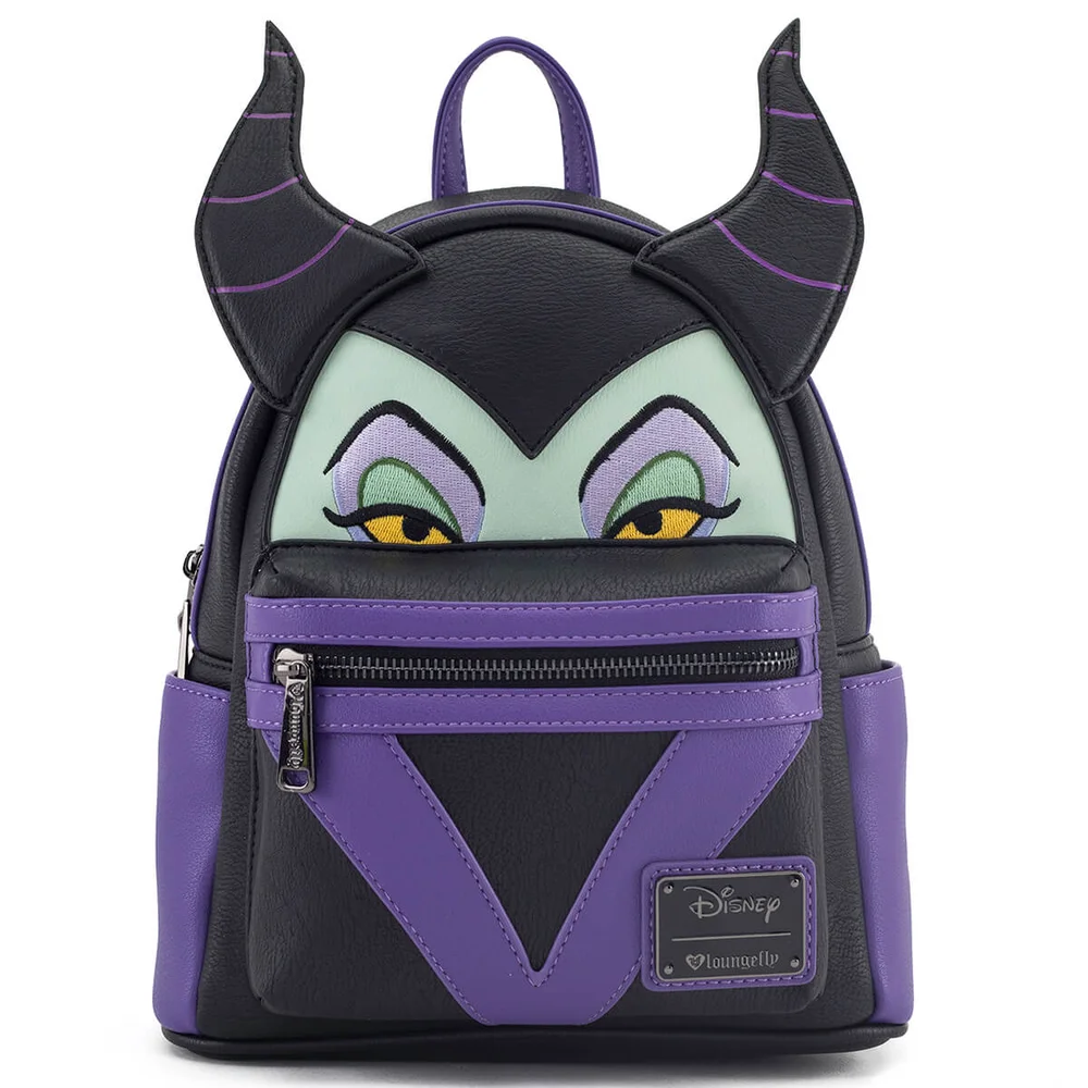 Loungefly Disney Maleficent Face Mini Backpack Image 1