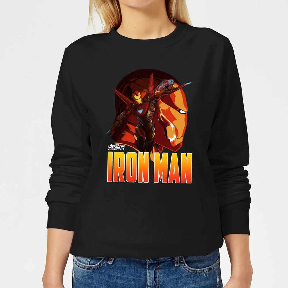 Sweat Femme Iron Man Avengers - Noir - S Image 1