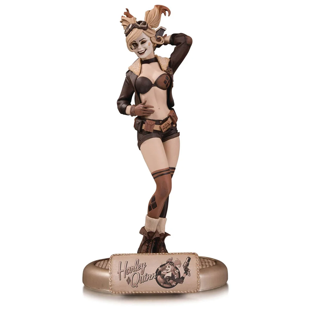 Statuette Harley Quinn DC Collectibles DC Bombshells - Version Sépia Image 1